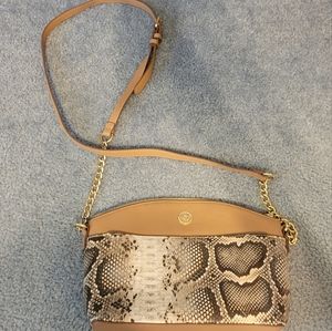 Anne Klein Snakeskin Crossbody Purse